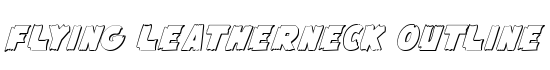Flying Leatherneck Outline - Download Thousands of Free Fonts at FontZone.net
