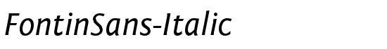 FontinSans-Italic - Download Thousands of Free Fonts at FontZone.net