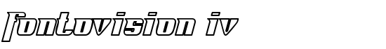Fontovision IV - Download Thousands of Free Fonts at FontZone.net