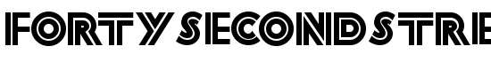 FortySecondStreetHB - Download Thousands of Free Fonts at FontZone.net