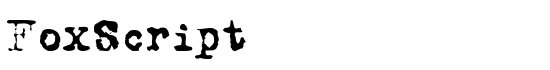 FoxScript - Download Thousands of Free Fonts at FontZone.net