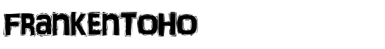 FrankenTOHO - Download Thousands of Free Fonts at FontZone.net