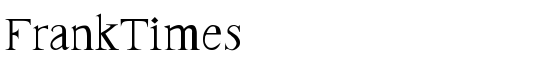 FrankTimes - Download Thousands of Free Fonts at FontZone.net