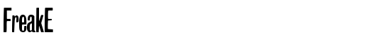 FreakE - Download Thousands of Free Fonts at FontZone.net