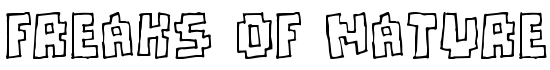 Freaks of Nature - Download Thousands of Free Fonts at FontZone.net