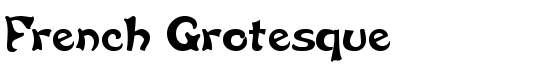 French Grotesque - Download Thousands of Free Fonts at FontZone.net