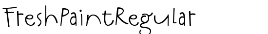 FreshPaintRegular - Download Thousands of Free Fonts at FontZone.net