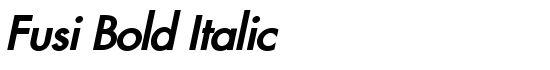Fusi Bold Italic - Download Thousands of Free Fonts at FontZone.net