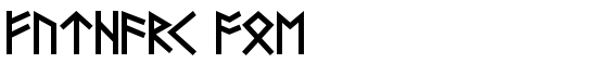 Futhark AOE - Download Thousands of Free Fonts at FontZone.net