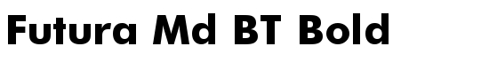 Futura Md BT Bold - Download Thousands of Free Fonts at FontZone.net