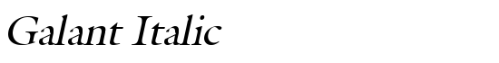 Galant Italic - Download Thousands of Free Fonts at FontZone.net