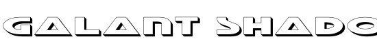 Galant Shadow - Download Thousands of Free Fonts at FontZone.net