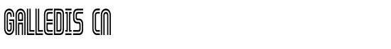 GALLEDIS Cn - Download Thousands of Free Fonts at FontZone.net