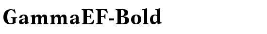 GammaEF-Bold - Download Thousands of Free Fonts at FontZone.net