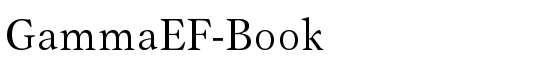 GammaEF-Book - Download Thousands of Free Fonts at FontZone.net