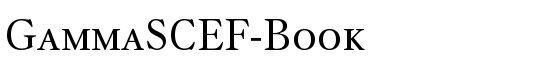 GammaSCEF-Book - Download Thousands of Free Fonts at FontZone.net
