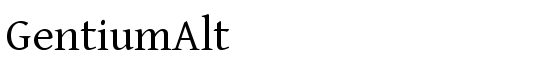 GentiumAlt - Download Thousands of Free Fonts at FontZone.net