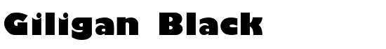 Giligan Black - Download Thousands of Free Fonts at FontZone.net