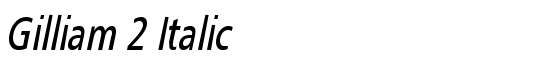 Gilliam 2 Italic - Download Thousands of Free Fonts at FontZone.net
