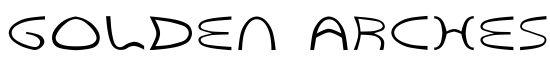 Golden Arches Bold - Download Thousands of Free Fonts at FontZone.net