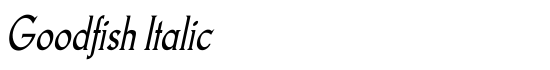 Goodfish Italic - Download Thousands of Free Fonts at FontZone.net