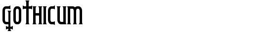 Gothicum - Download Thousands of Free Fonts at FontZone.net