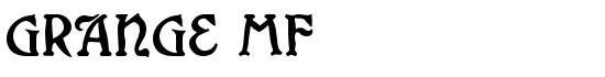 Grange MF - Download Thousands of Free Fonts at FontZone.net