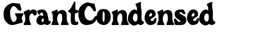 GrantCondensed - Download Thousands of Free Fonts at FontZone.net