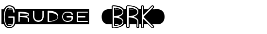 Grudge (BRK) - Download Thousands of Free Fonts at FontZone.net