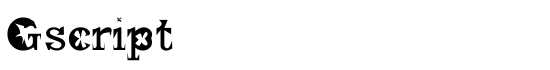 Gscript - Download Thousands of Free Fonts at FontZone.net