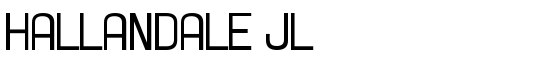 Hallandale JL - Download Thousands of Free Fonts at FontZone.net