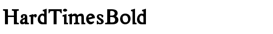HardTimesBold - Download Thousands of Free Fonts at FontZone.net