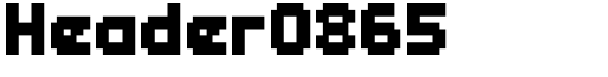 Header0865 - Download Thousands of Free Fonts at FontZone.net