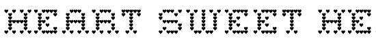 Heart Sweet Heart - Download Thousands of Free Fonts at FontZone.net