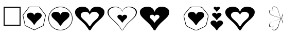 Hearts for 3D FX - Download Thousands of Free Fonts at FontZone.net