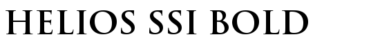 Helios SSi Bold - Download Thousands of Free Fonts at FontZone.net