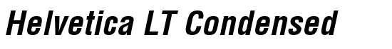 Helvetica LT Condensed - Download Thousands of Free Fonts at FontZone.net