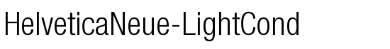 HelveticaNeue-LightCond - Download Thousands of Free Fonts at FontZone.net