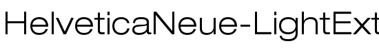 HelveticaNeue-LightExt - Download Thousands of Free Fonts at FontZone.net