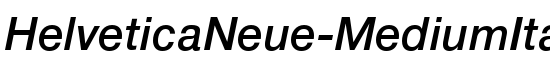 HelveticaNeue-MediumItalic - Download Thousands of Free Fonts at FontZone.net