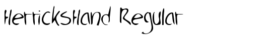 HerricksHand Regular - Download Thousands of Free Fonts at FontZone.net