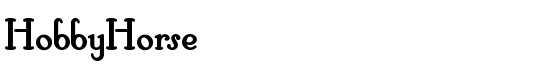 HobbyHorse - Download Thousands of Free Fonts at FontZone.net
