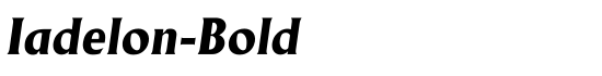 Iadelon-Bold - Download Thousands of Free Fonts at FontZone.net