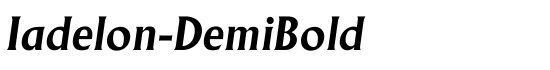 Iadelon-DemiBold - Download Thousands of Free Fonts at FontZone.net