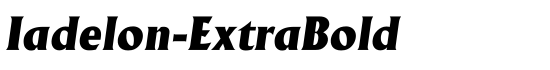 Iadelon-ExtraBold - Download Thousands of Free Fonts at FontZone.net