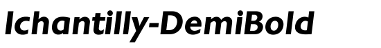 Ichantilly-DemiBold - Download Thousands of Free Fonts at FontZone.net