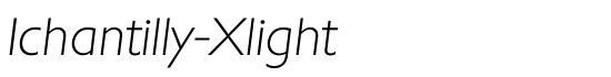 Ichantilly-Xlight - Download Thousands of Free Fonts at FontZone.net
