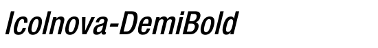 Icolnova-DemiBold - Download Thousands of Free Fonts at FontZone.net