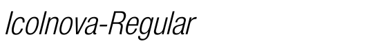 Icolnova-Regular - Download Thousands of Free Fonts at FontZone.net