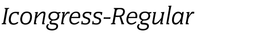 Icongress-Regular - Download Thousands of Free Fonts at FontZone.net